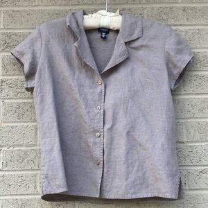 Eileen Fisher linen blouse